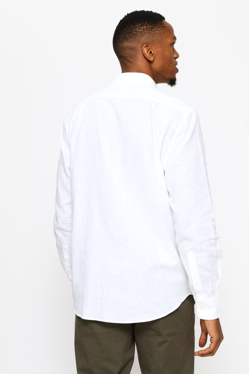 Lex Linen Shirt - White