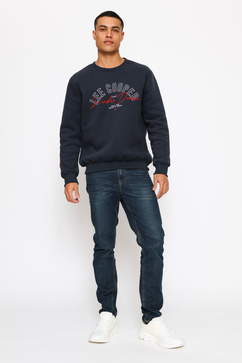 Mathis Crew Top - Navy