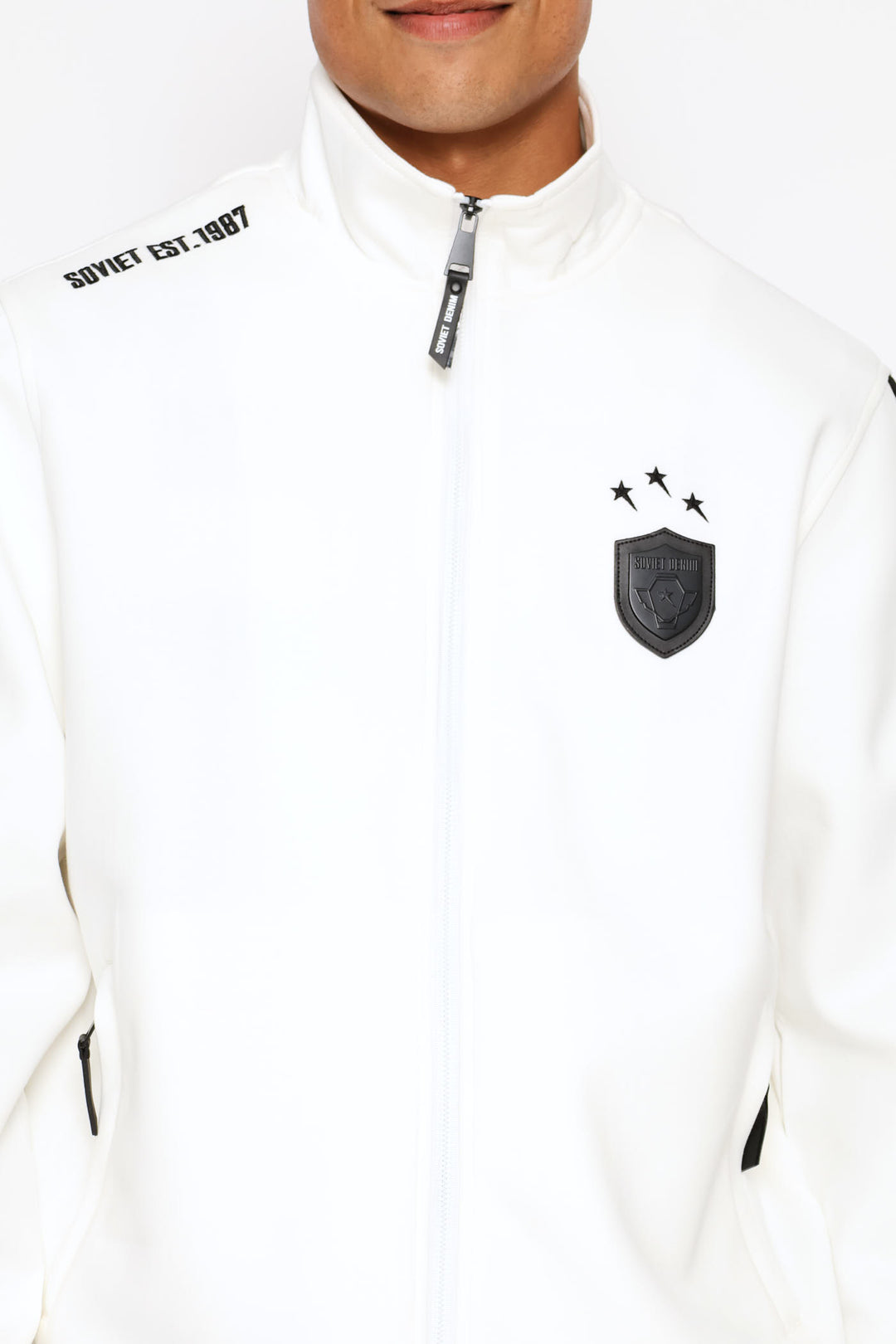 Calvin Tracktop - White