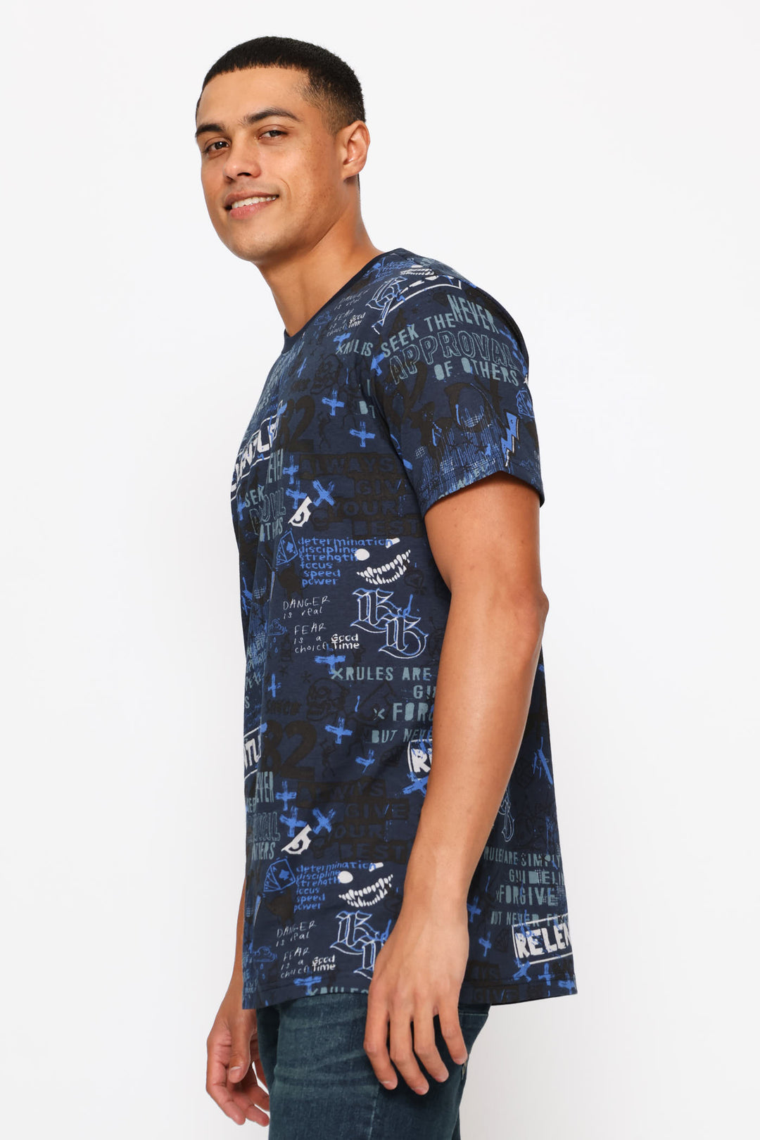 Relentless Tee - Black/Navy