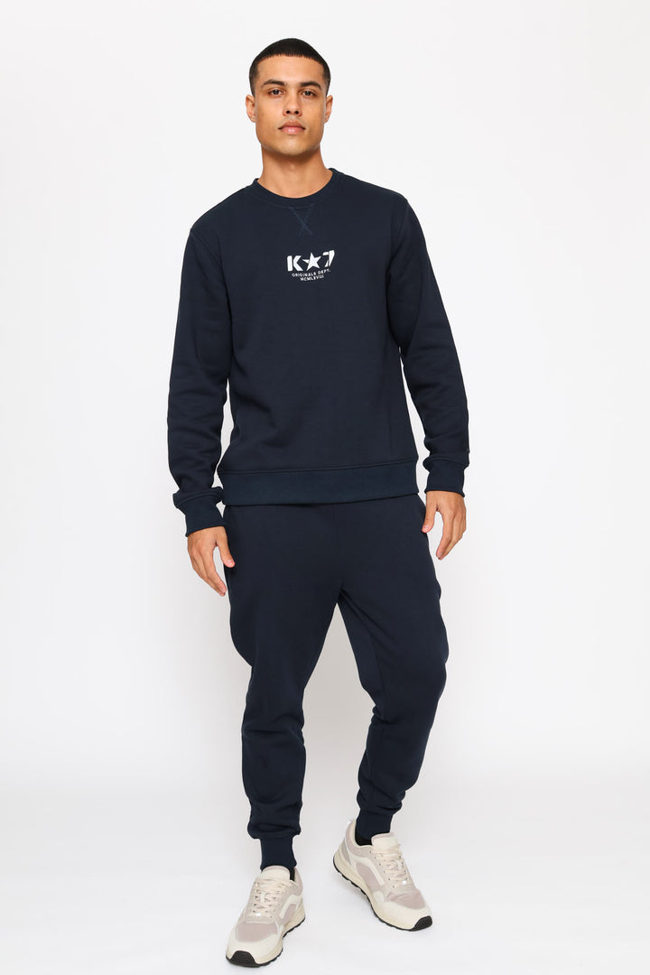 Breakers Crew Top - Navy