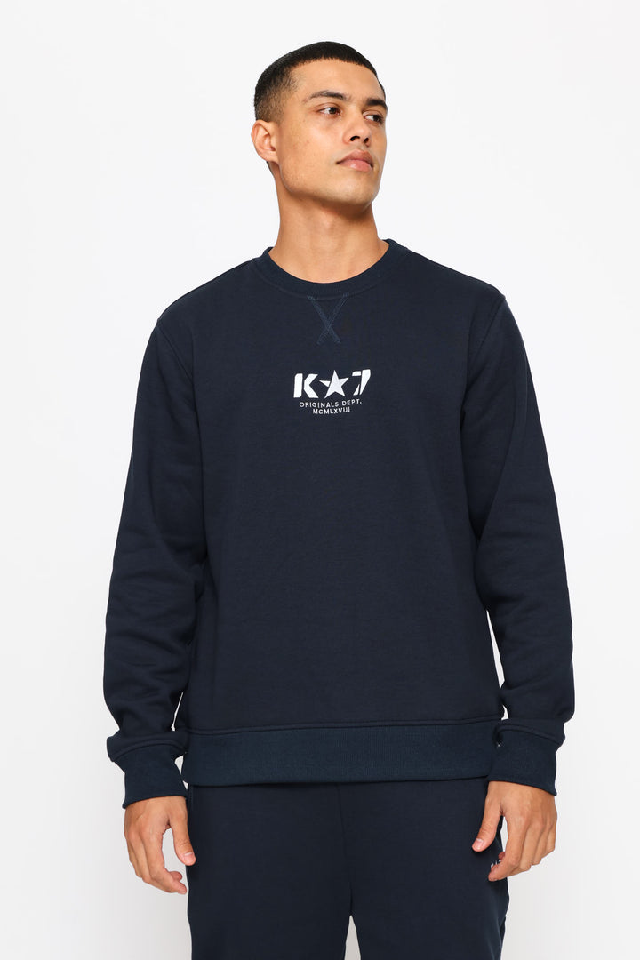 Breakers Crew Top - Navy