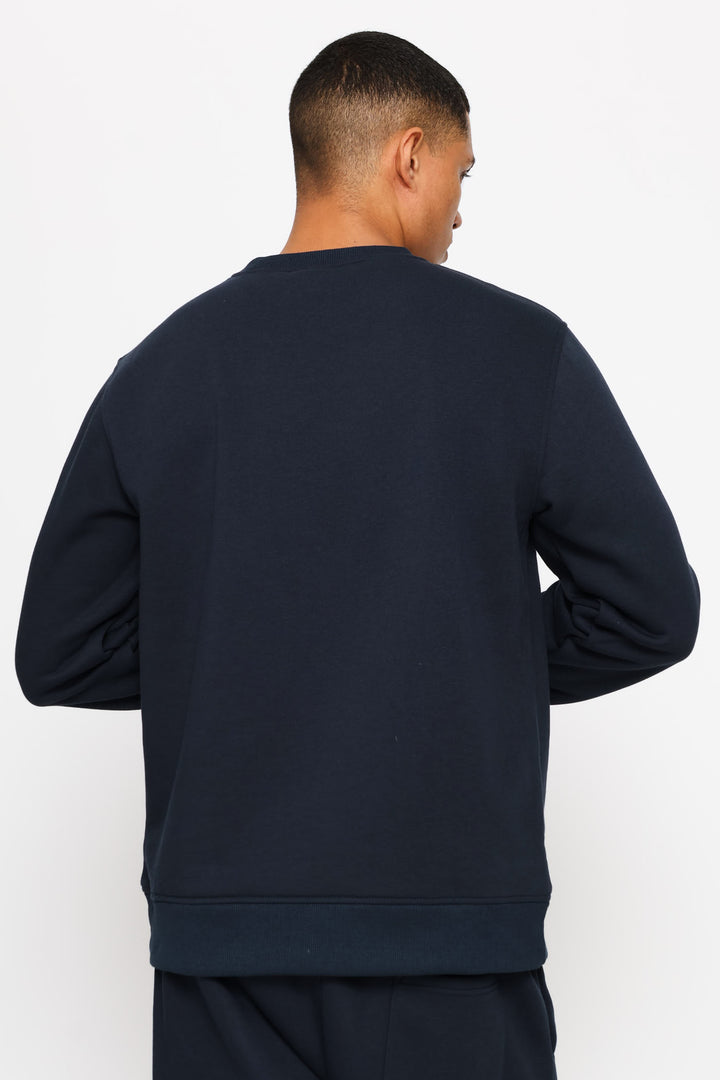 Breakers Crew Top - Navy