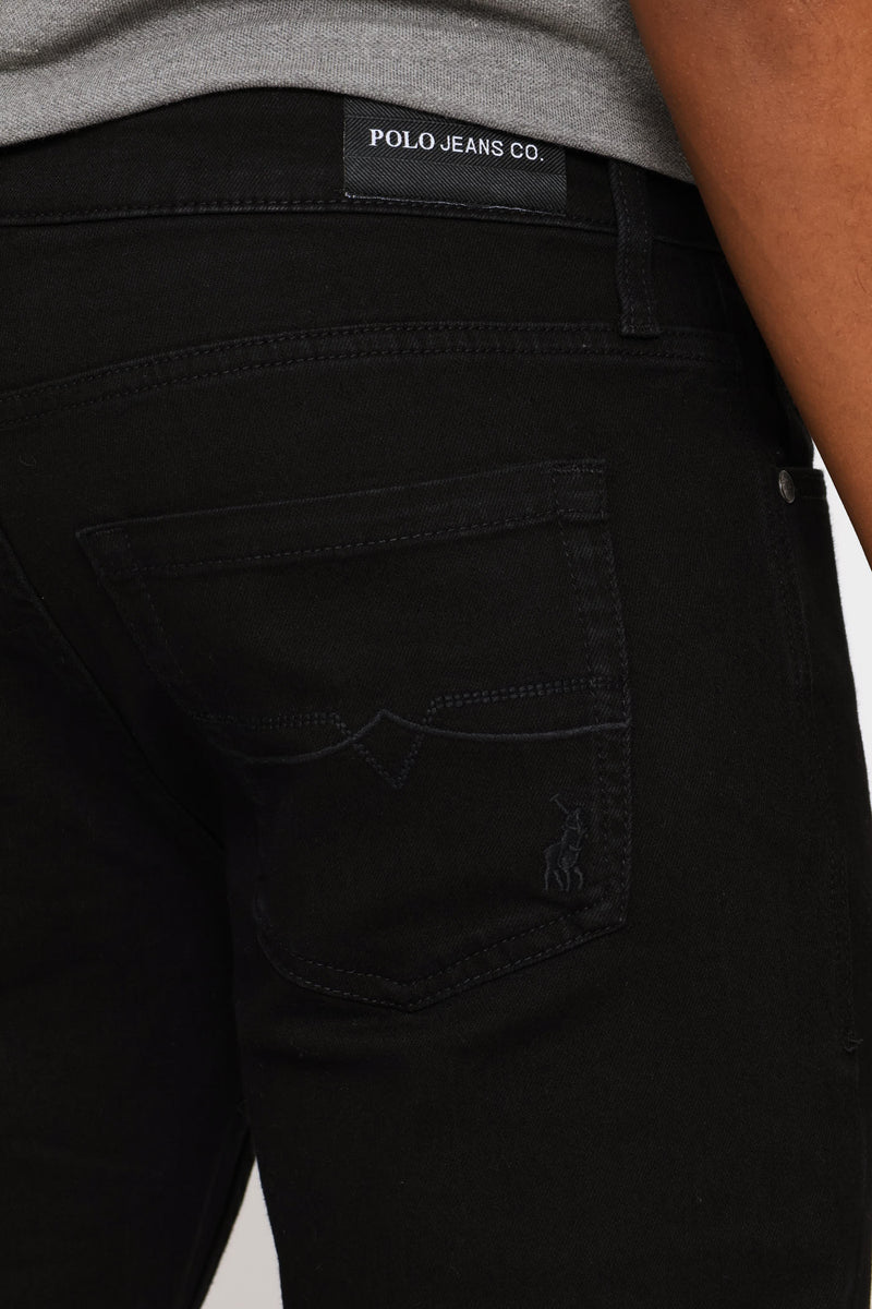 Beijing Skinng Leg Denim - Black