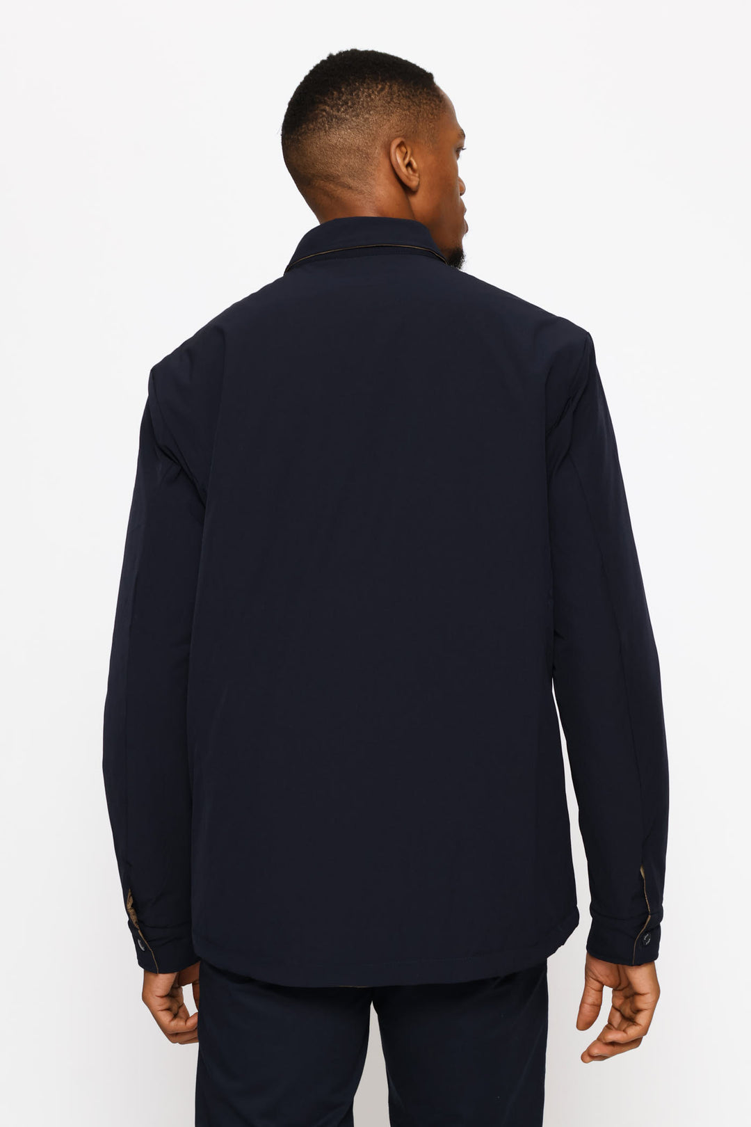 Johnson Reversible Jacket - Navy/Brown