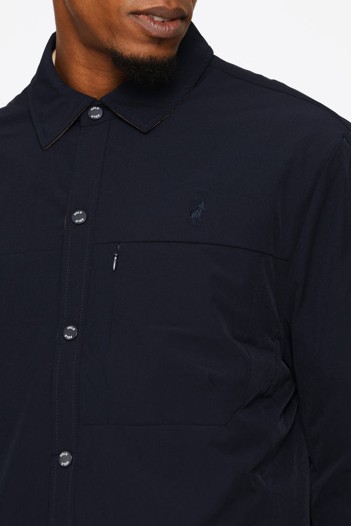 Johnson Reversible Jacket - Navy/Brown