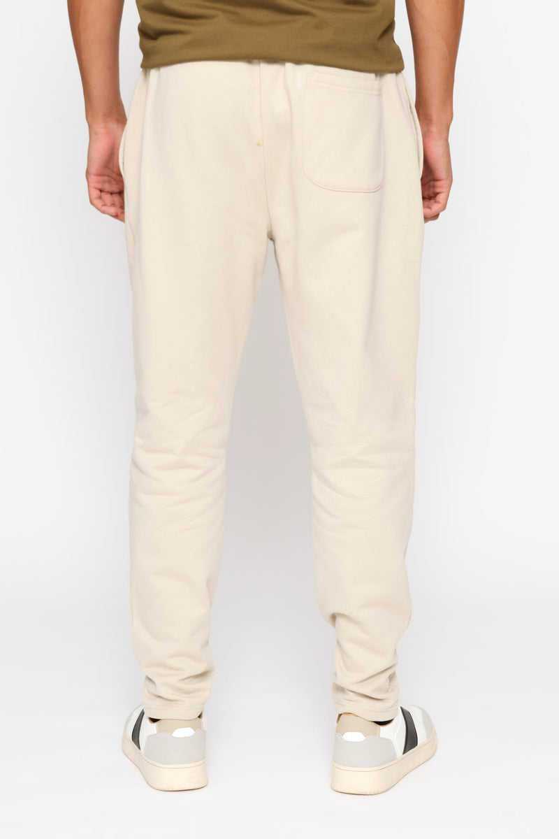 Pin Tuck Jogger - Stone
