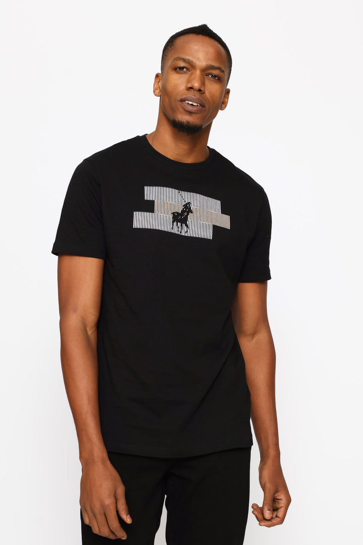 Hakeem Pony Printed Tee - Black