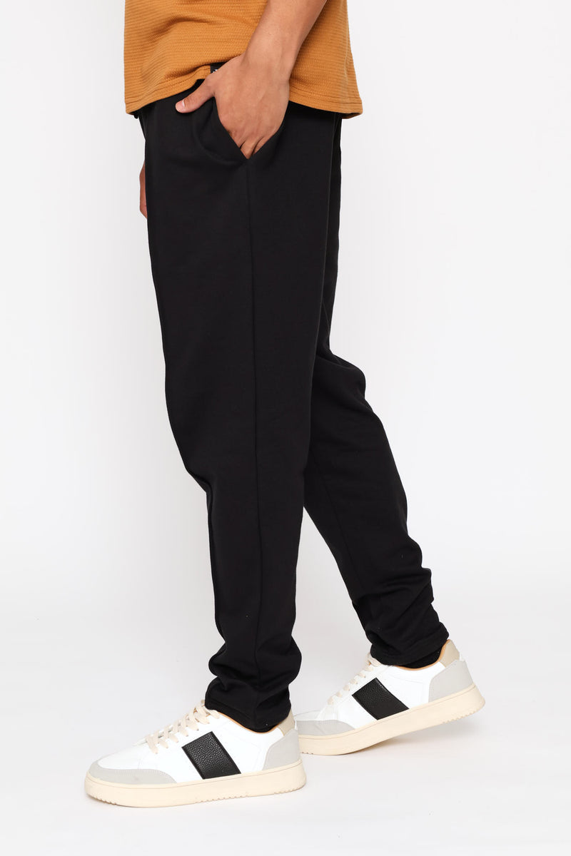 Pin Tuck Jogger - Black
