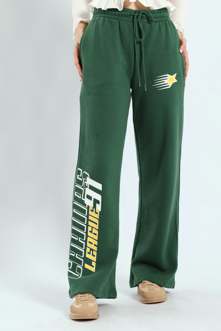 Athletic Long Pant - Green