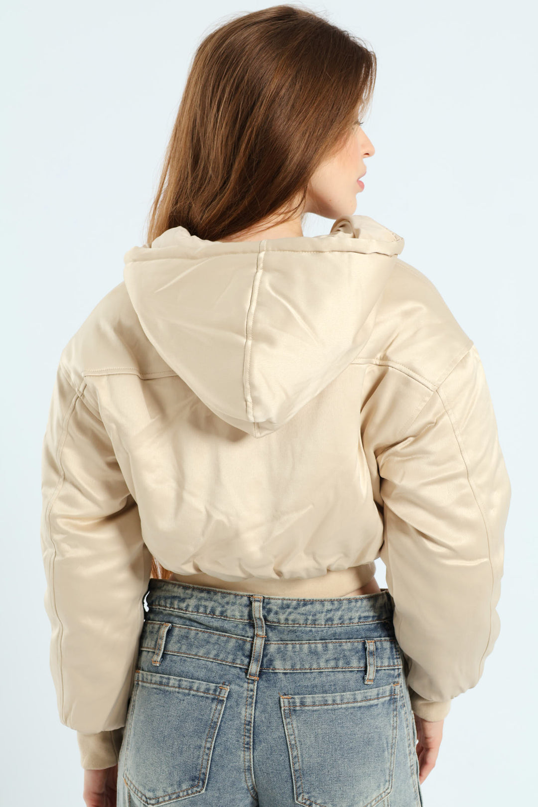 Regular Bomber Jacket - Champagne