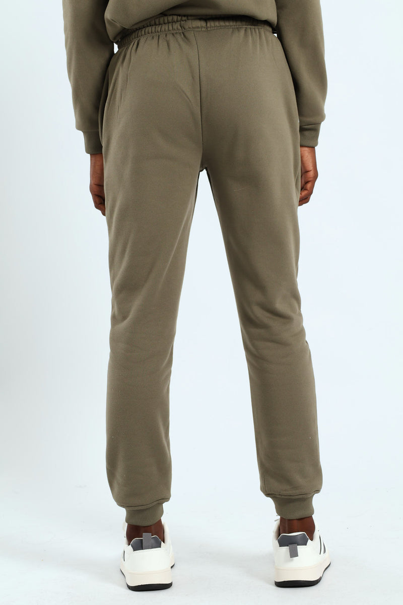 Boys Fleece Jogger - Olive
