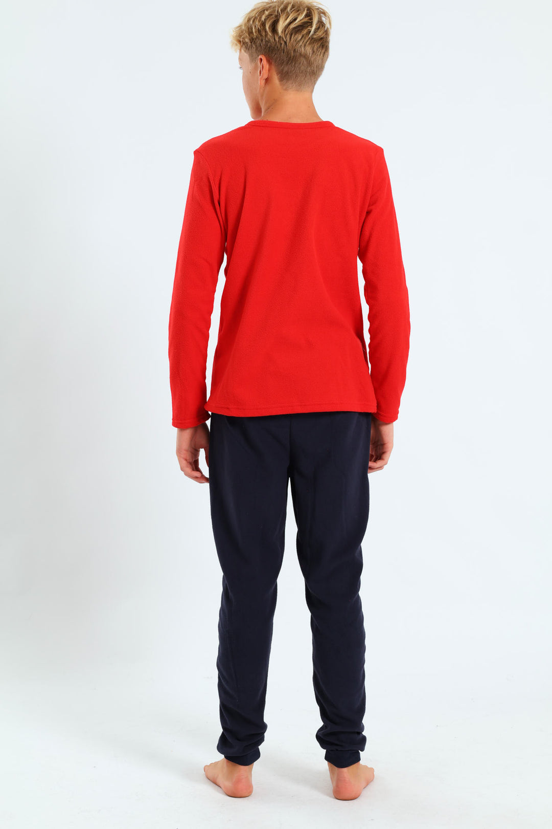 Boys Skater Legend Micro Fleece Sleep Set - Red