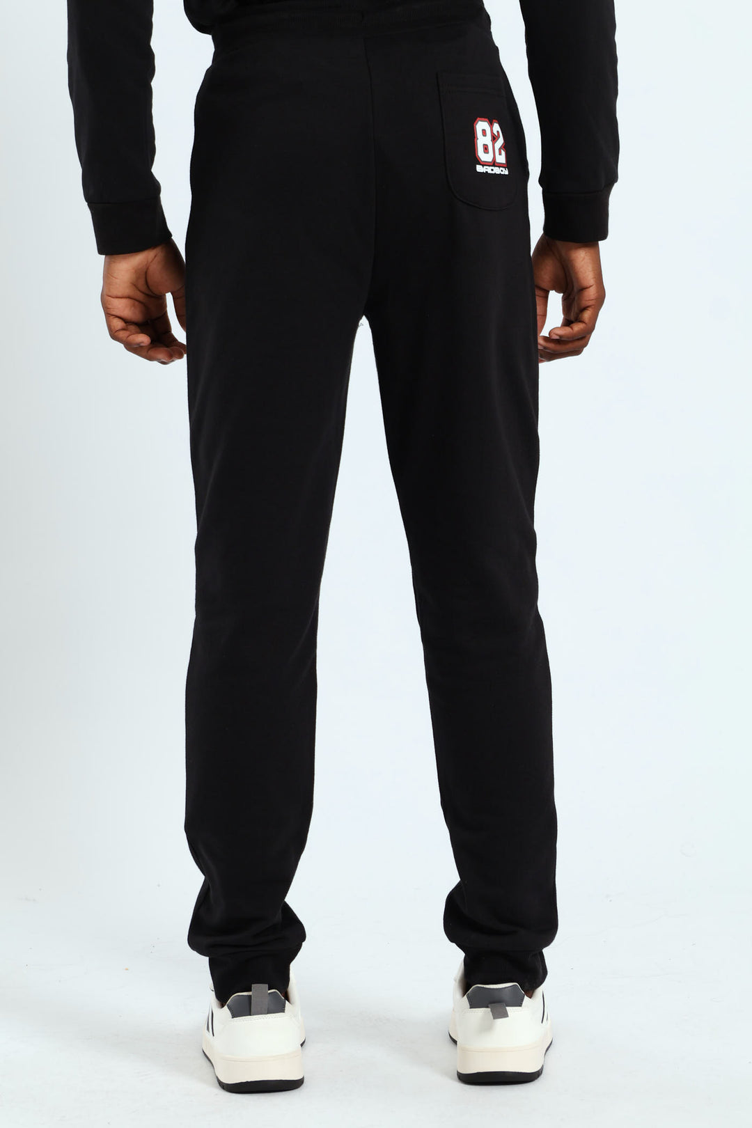 Boys Street Rebel Crew Sweater - Black