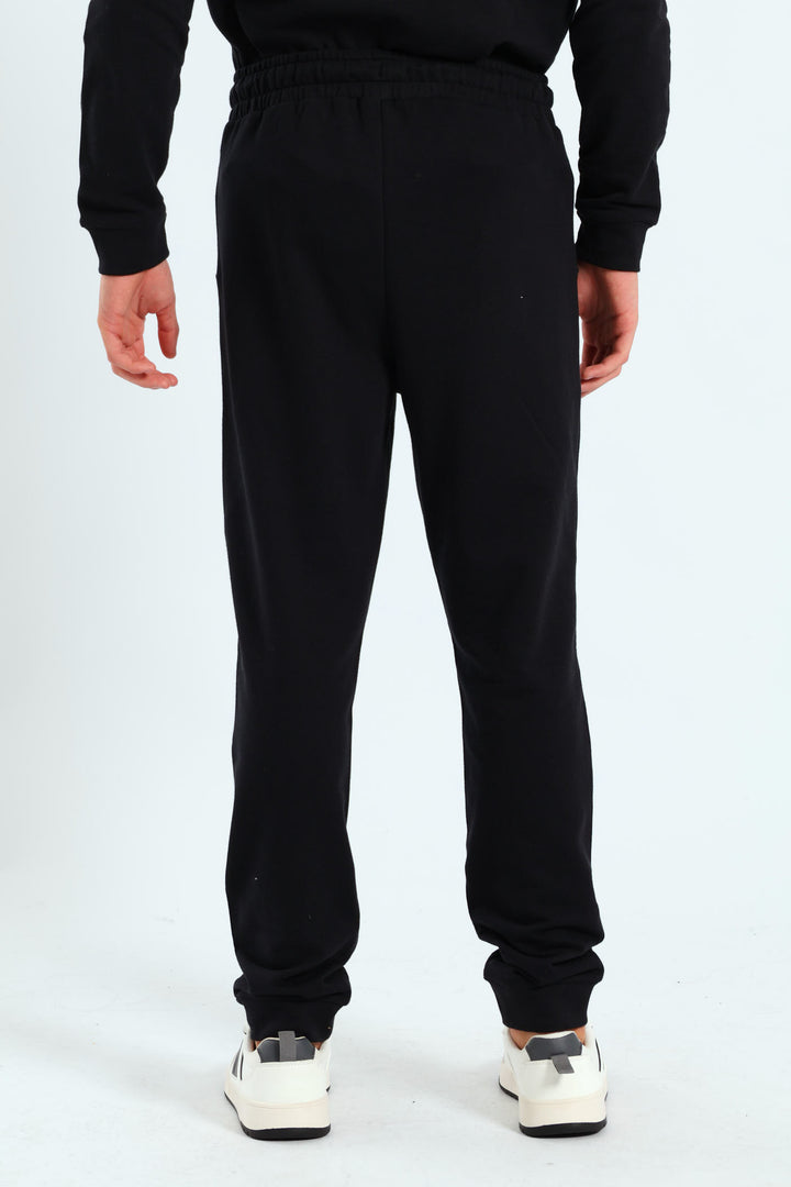 Boys Moon Fleece Jogger - Black