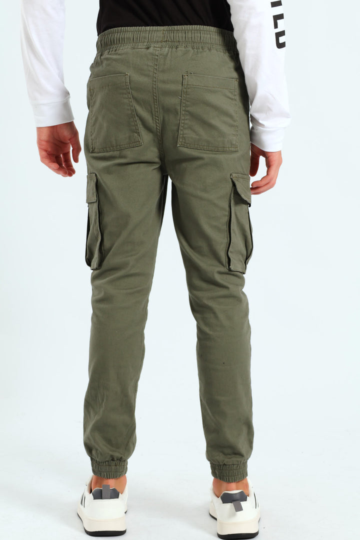 Boys Core Cargo Jogger - Olive