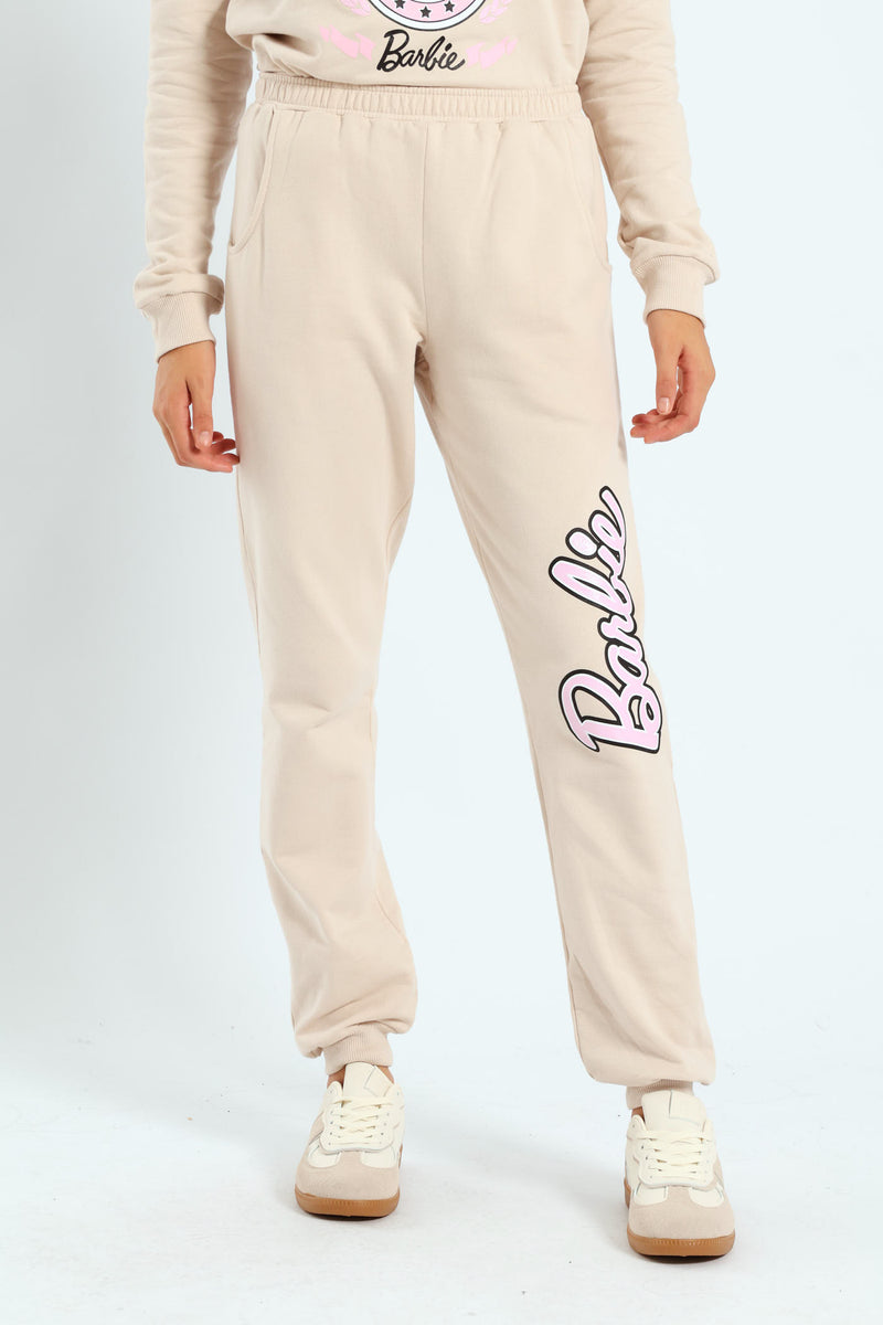 Girls Malibu Fleece Jogger - Stone