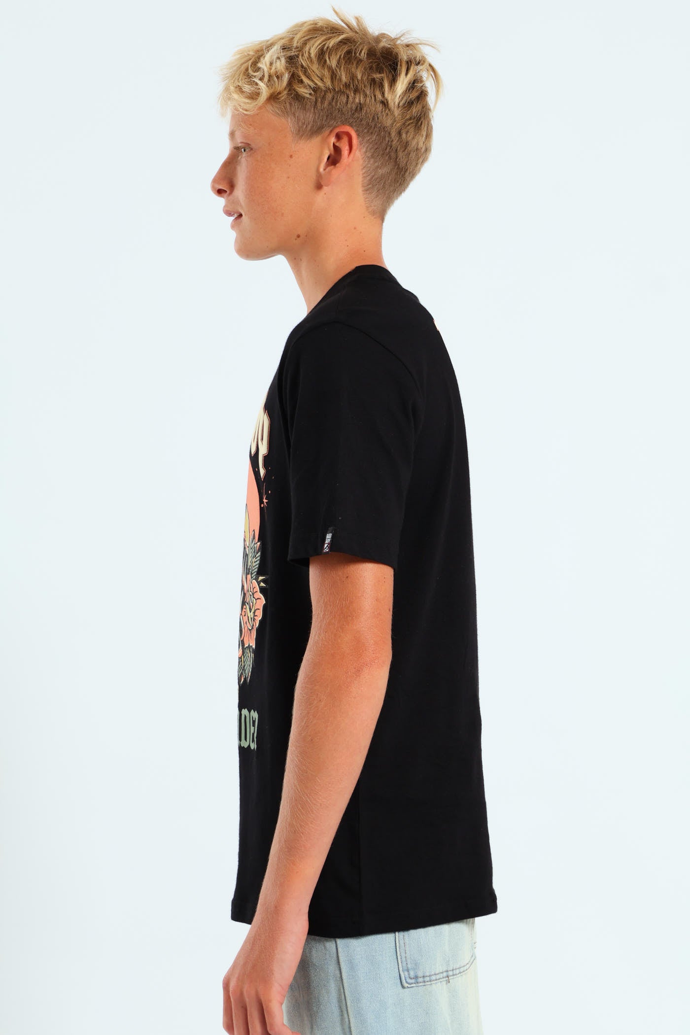 Boys Boys Badboy Eagle Tee - Black – Edgars
