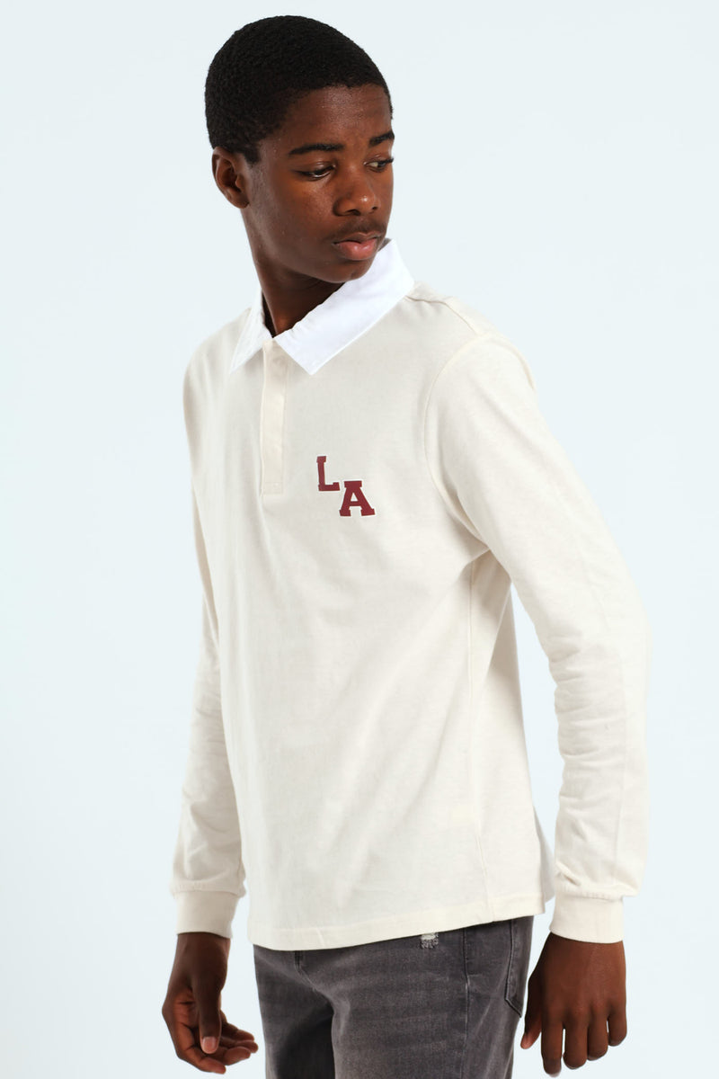 Boys Stone Burg LA Rugby Golfer - Stone