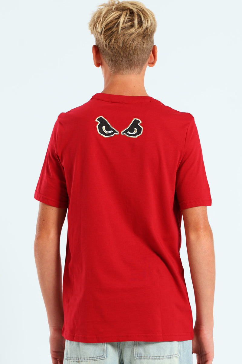 Boys Badboy Gothic Eye Tee - Red