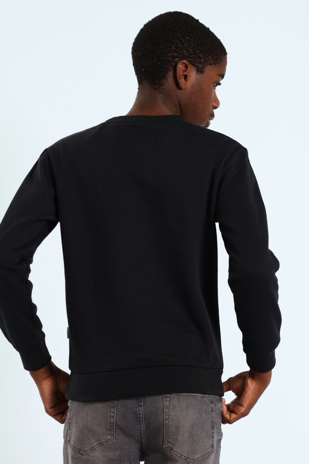 Boys Dale Moon Bag Sweatshirt - Black