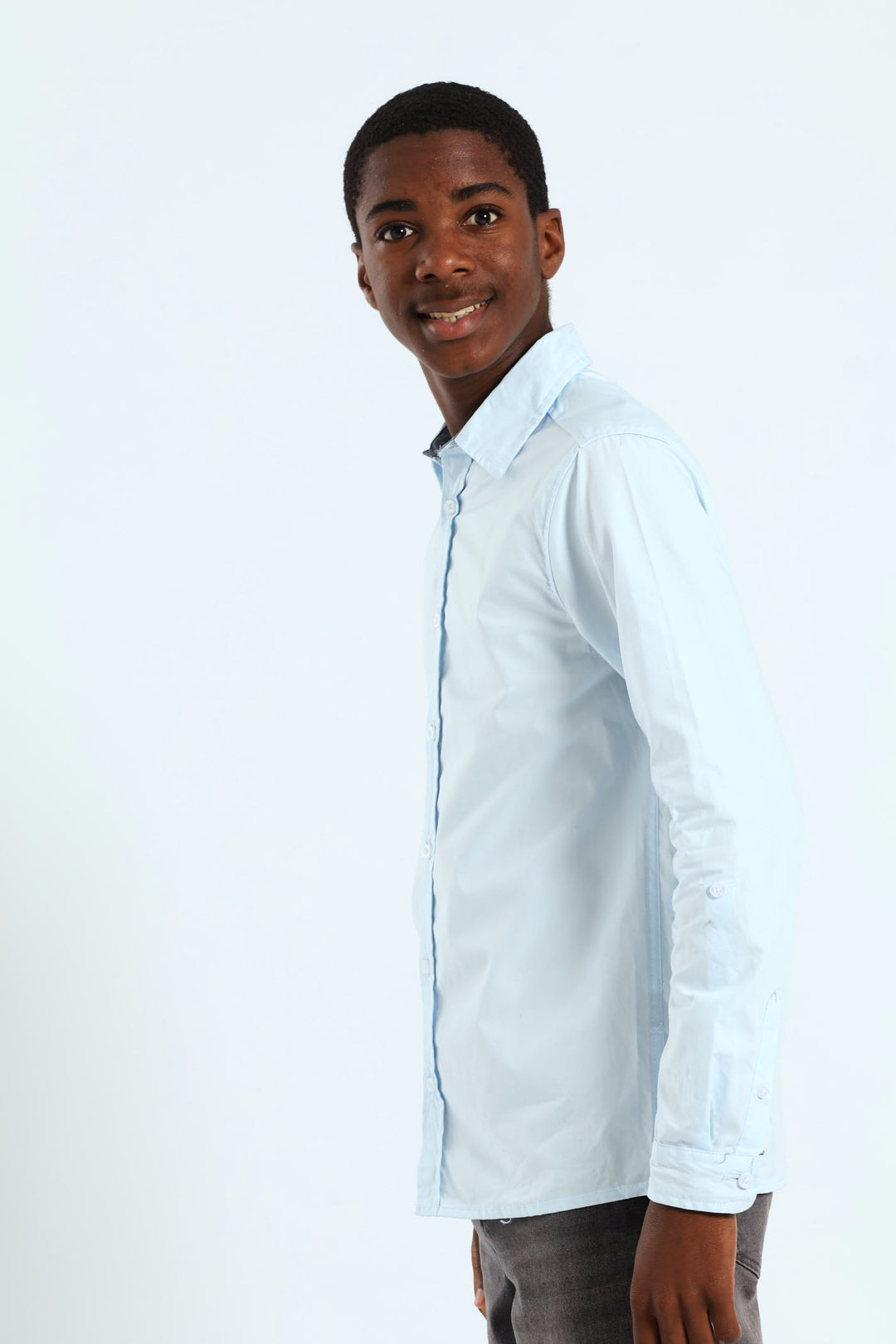 Boys Cracker Cotton Shirt - Blue