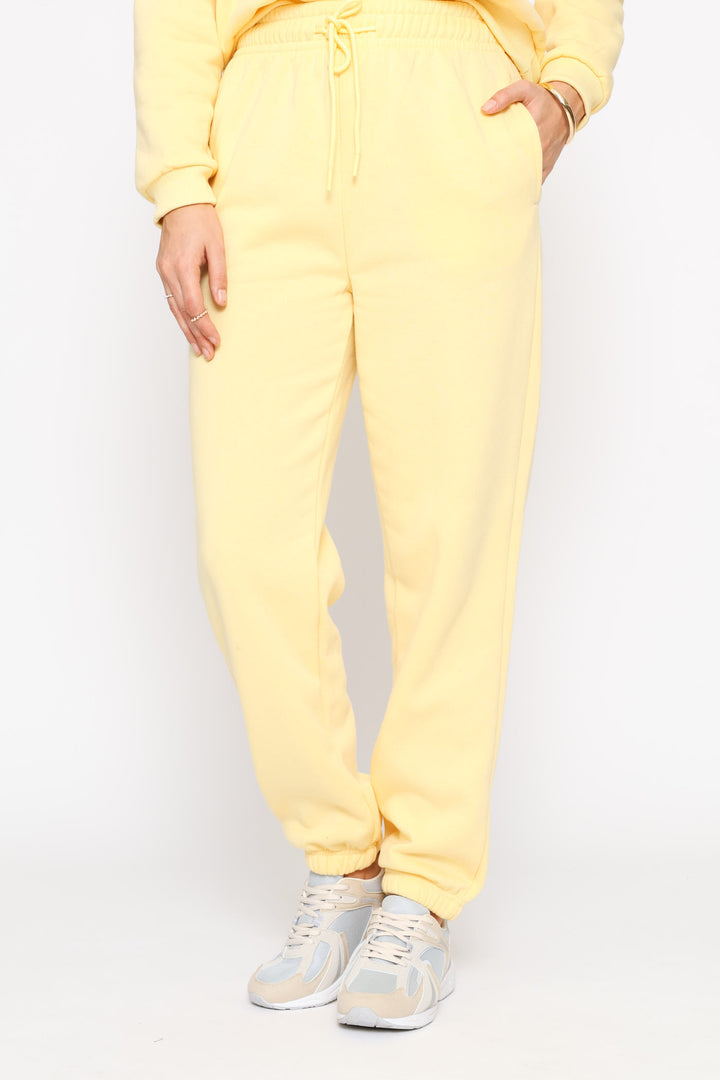 Classic Fleece Jogger - Light Yellow