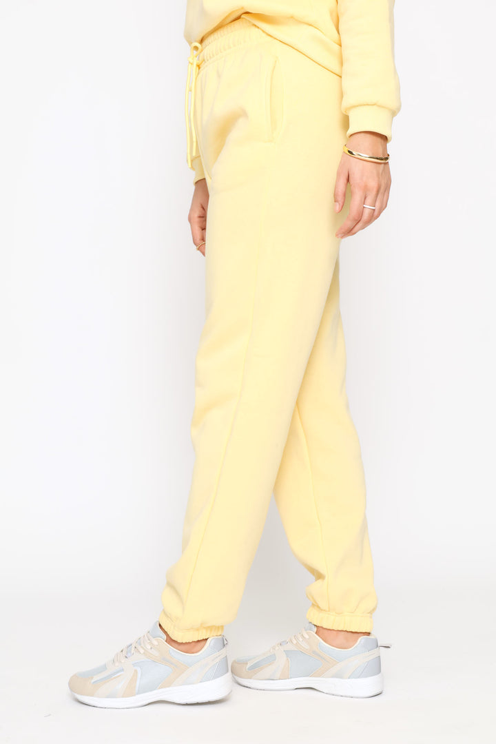 Classic Fleece Jogger - Light Yellow