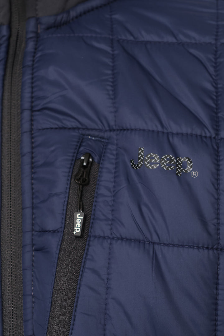 Softshell & Quilting Combination Jacket - Navy