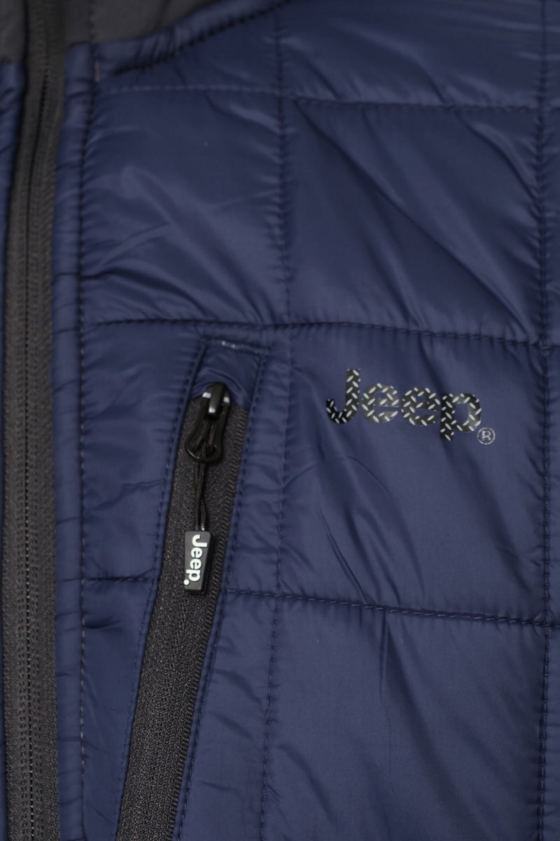 Softshell & Quilting Combination Jacket - Navy