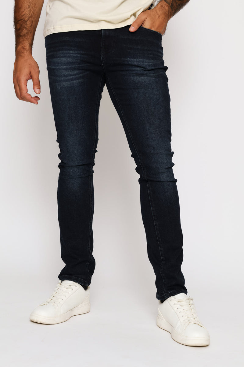 Vintage Slim Denim - Black/Blue