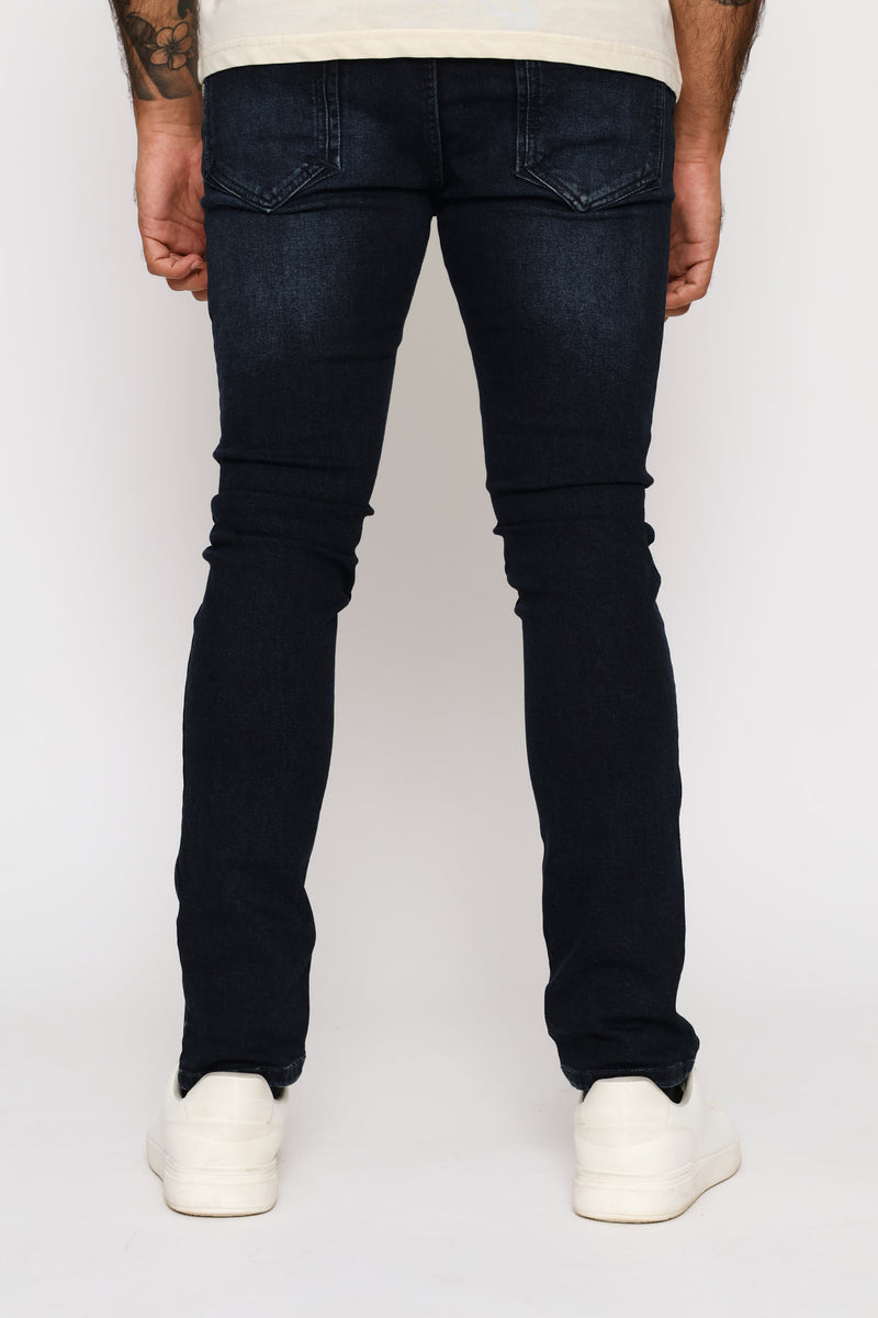 Vintage Slim Denim - Black/Blue