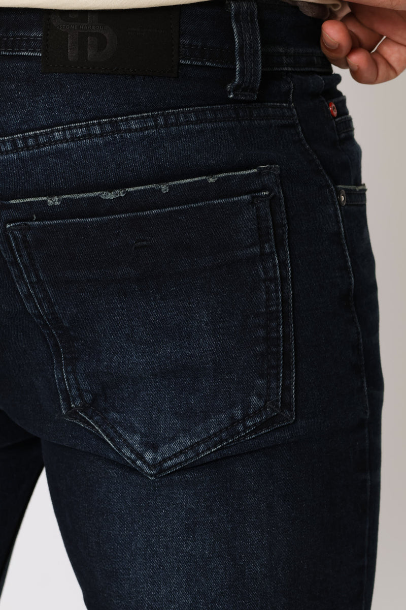 Vintage Slim Denim - Black/Blue