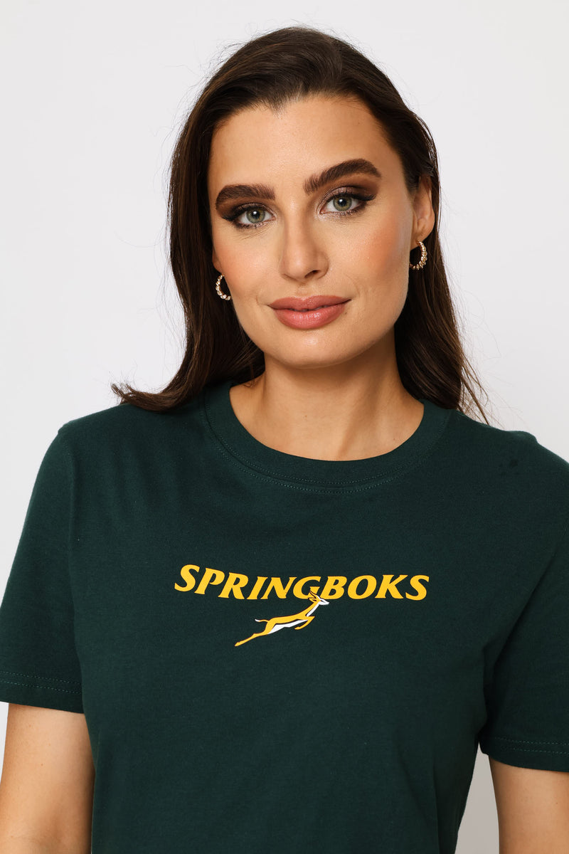 Springboks Bokke Tee - Forest Green