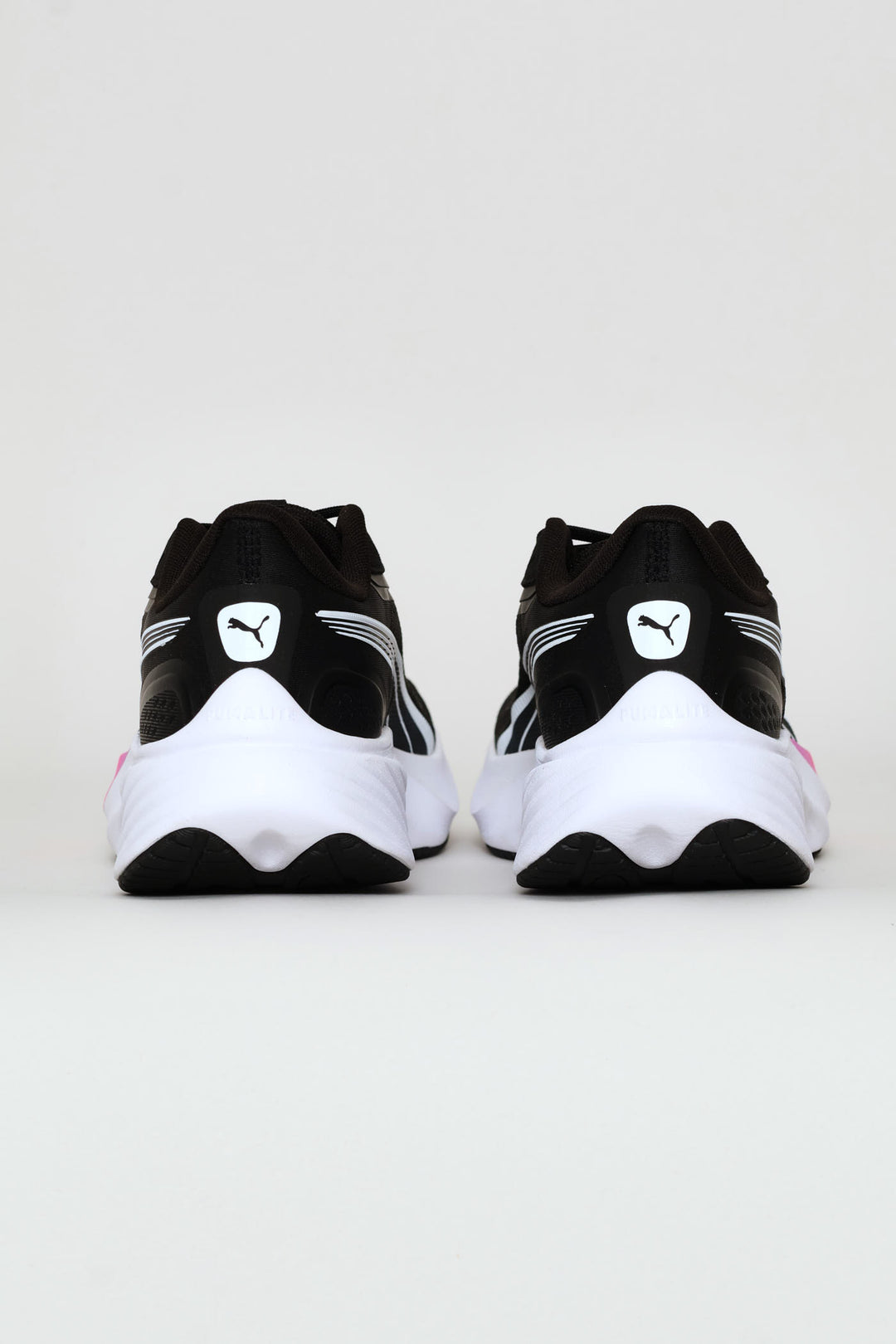 White-Sun Stream Electric Orchid Sneaker - Black
