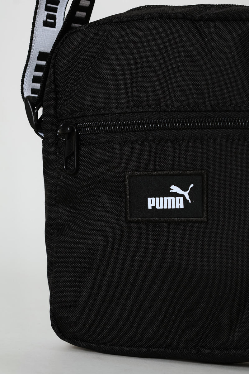 Phase Tape Portable Crossbody Bag - Black