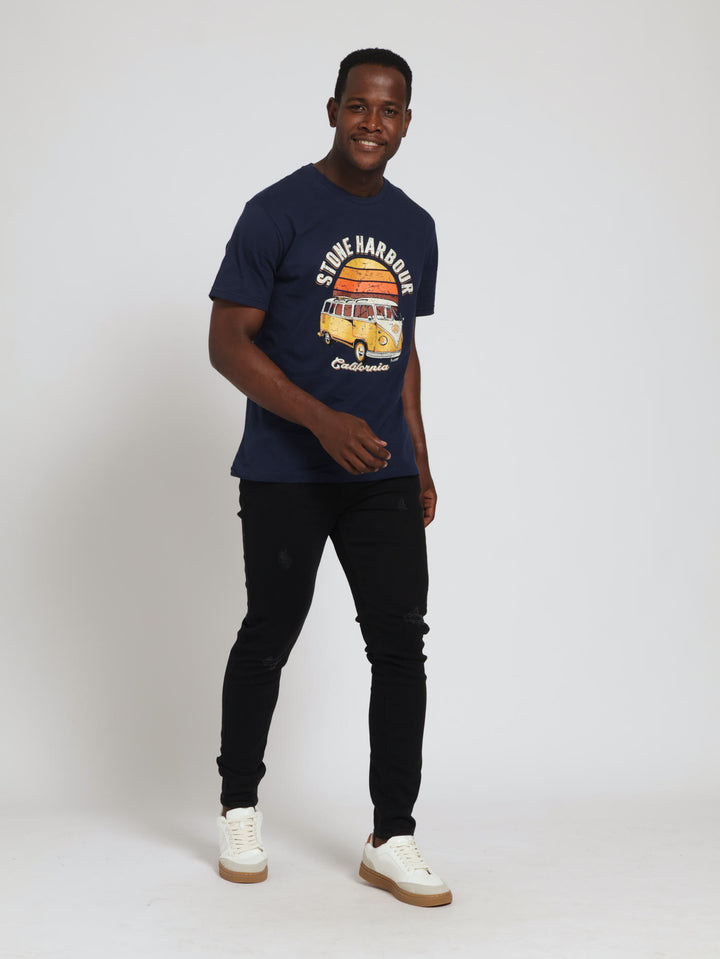 Ripped Super Skinny Denim Jean - Black