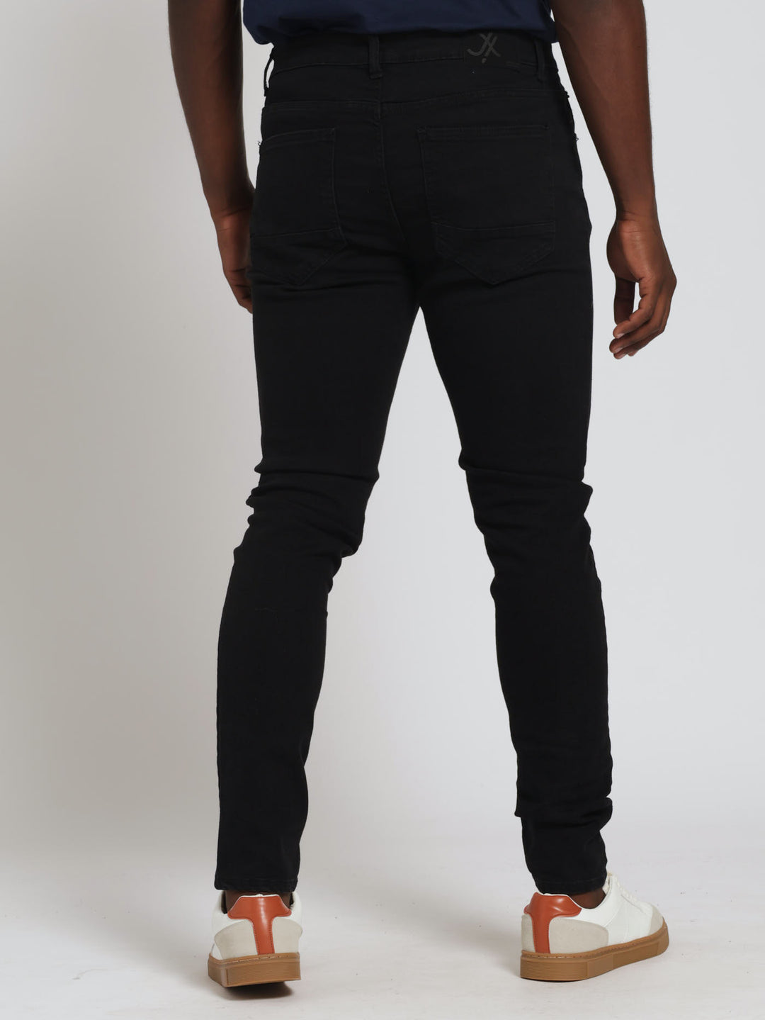 Ripped Super Skinny Denim Jean - Black