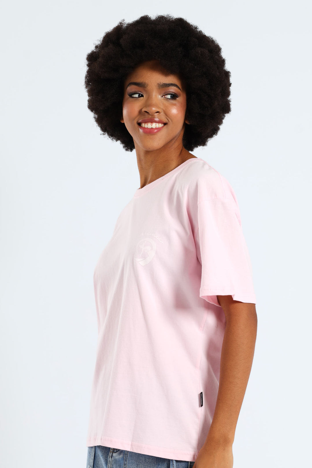 Bleached Surf Tee - Pink