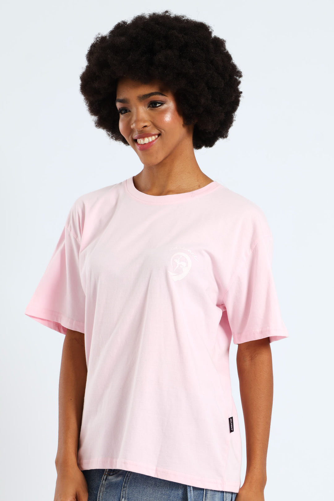 Bleached Surf Tee - Pink