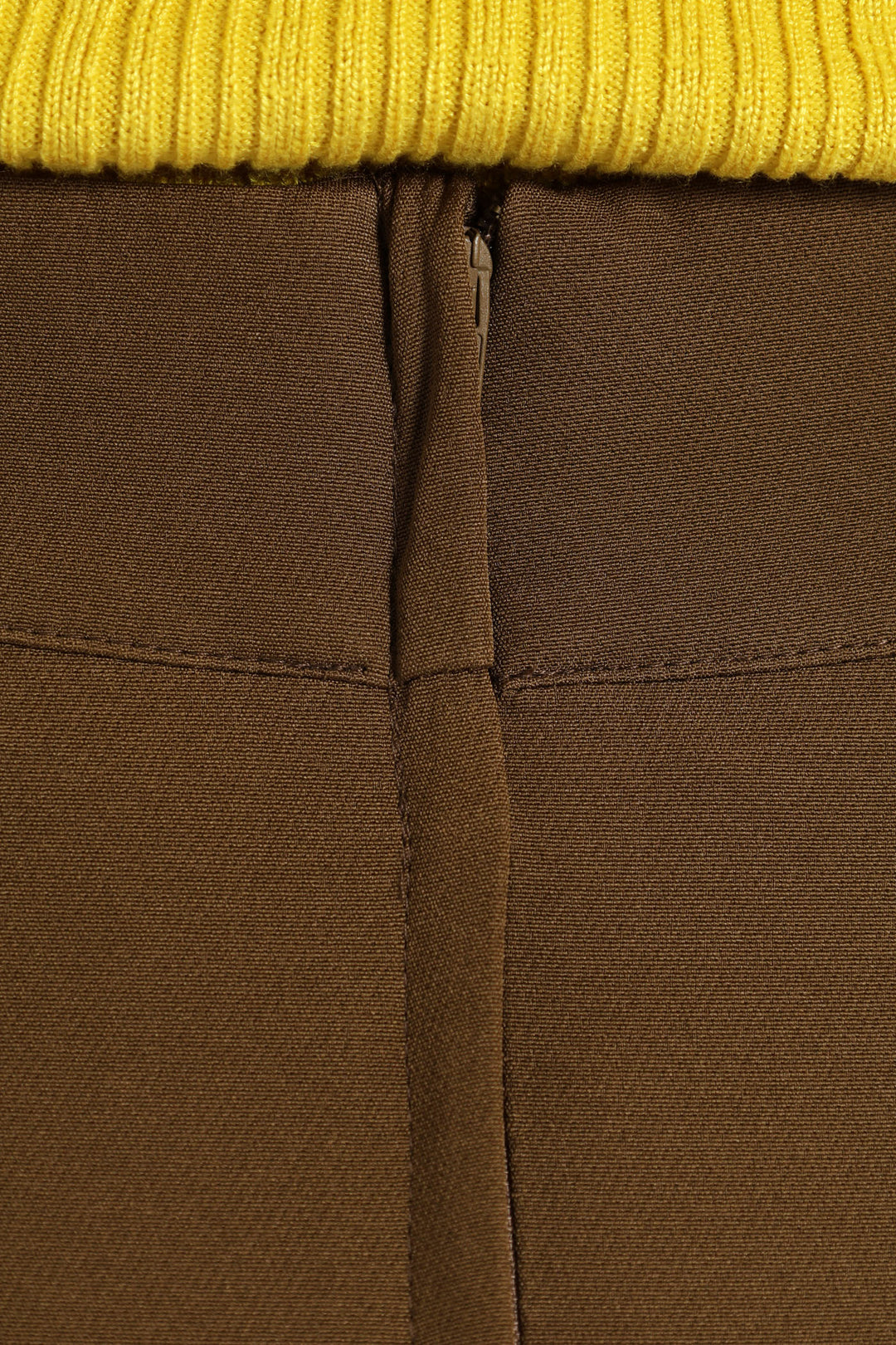 Basic Career Skirt - Brown