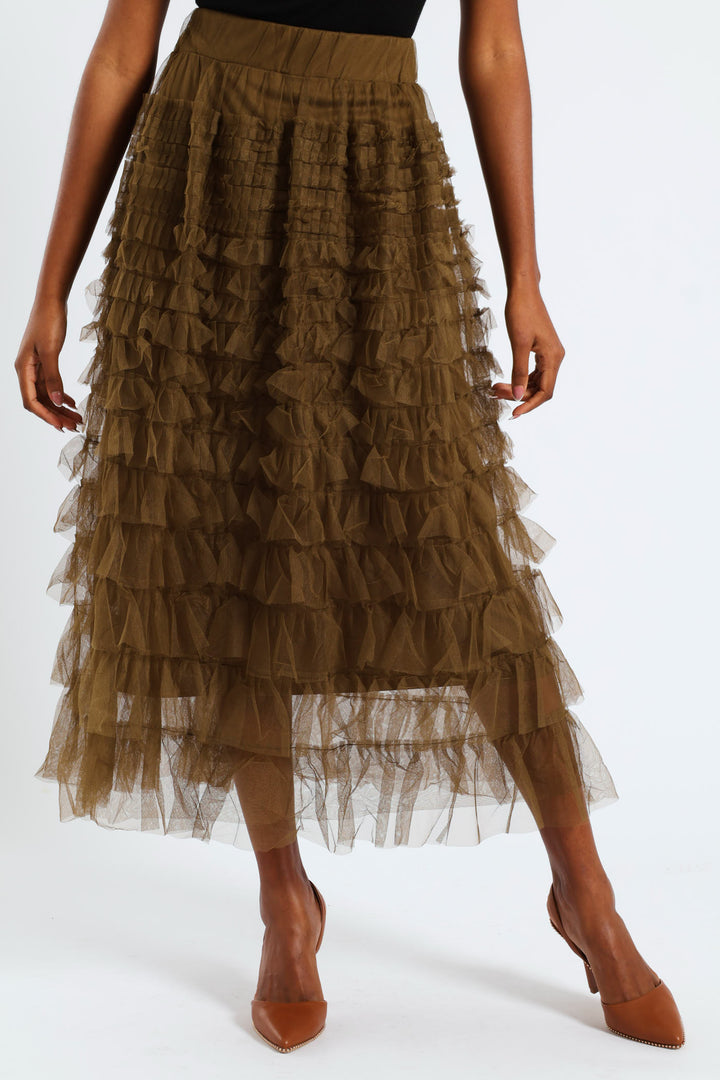 Rara Midi Skirt - Olive