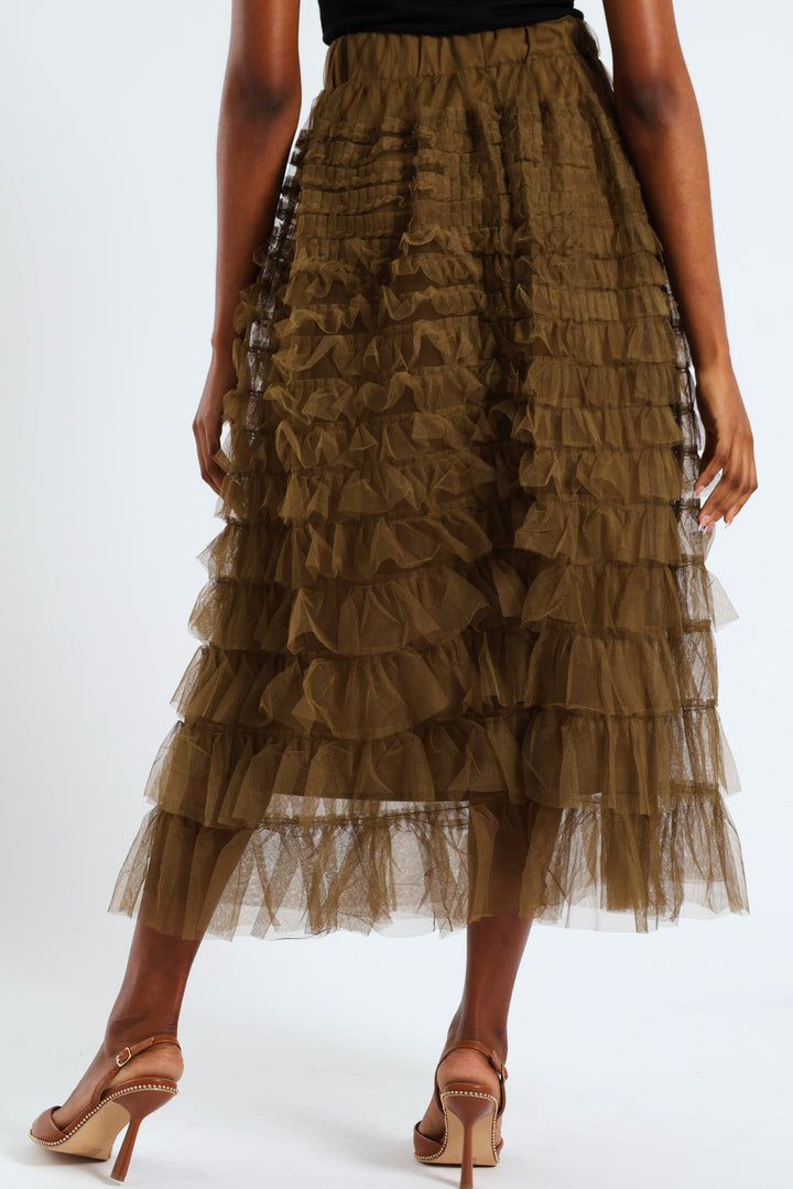 Rara Midi Skirt - Olive