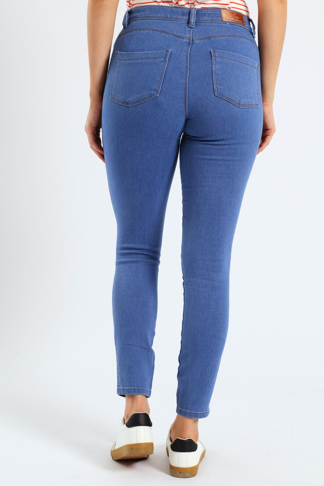 Push-Up Skinny Jean - Light Periwinkle