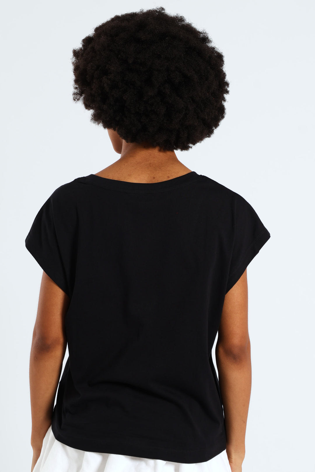 Boxy V-Tee - Black