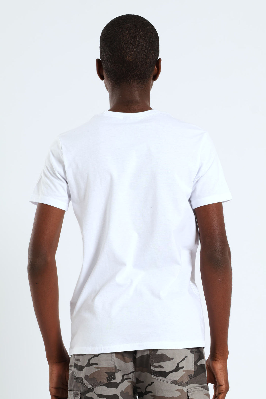 Boys Play Basketball Print Tee - White