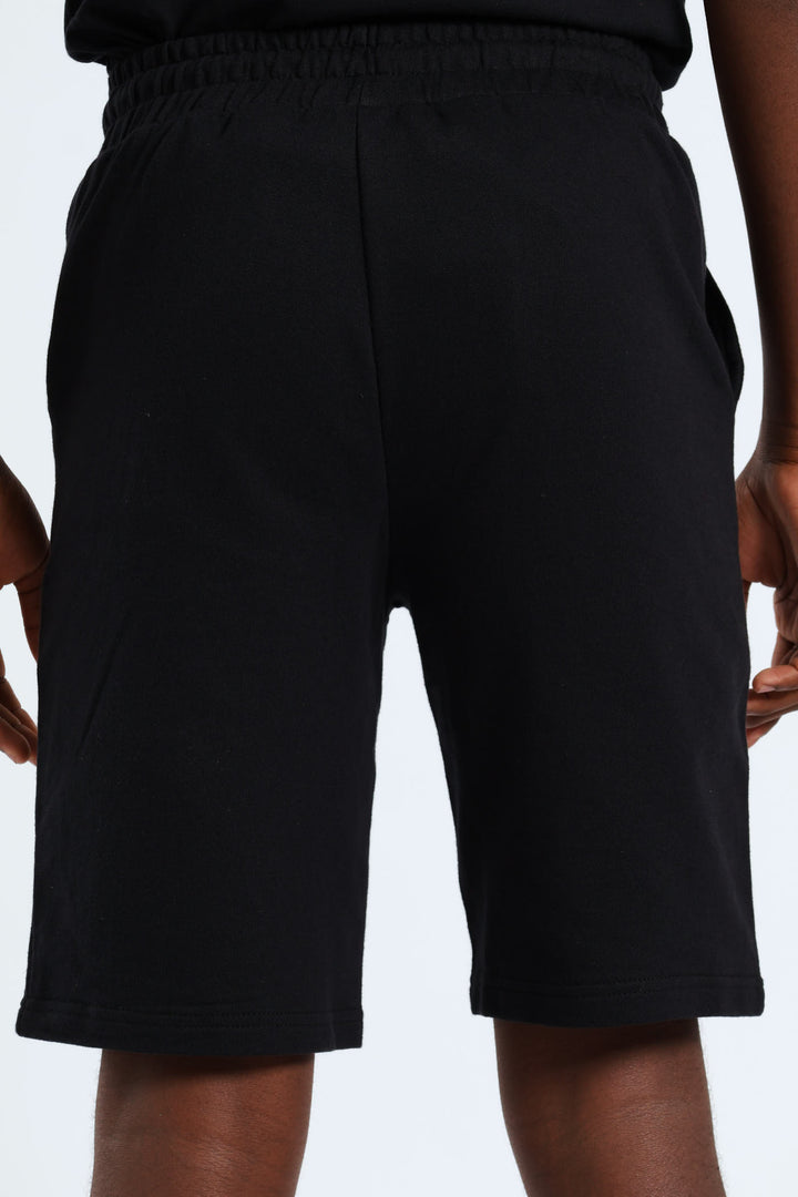 Boys Spongebob Fleece Shorts - Black