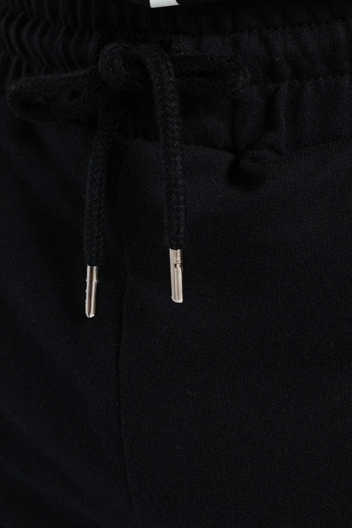 Boys Spongebob Fleece Shorts - Black