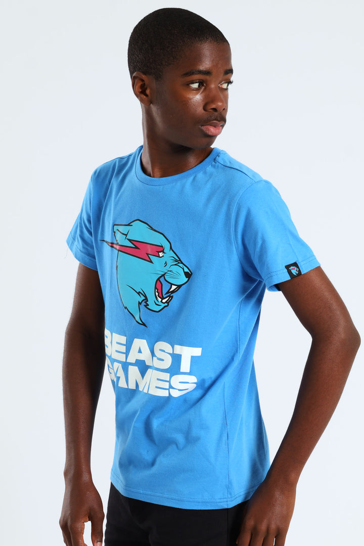 Boys Glow In Dark T-Shirt - Blue