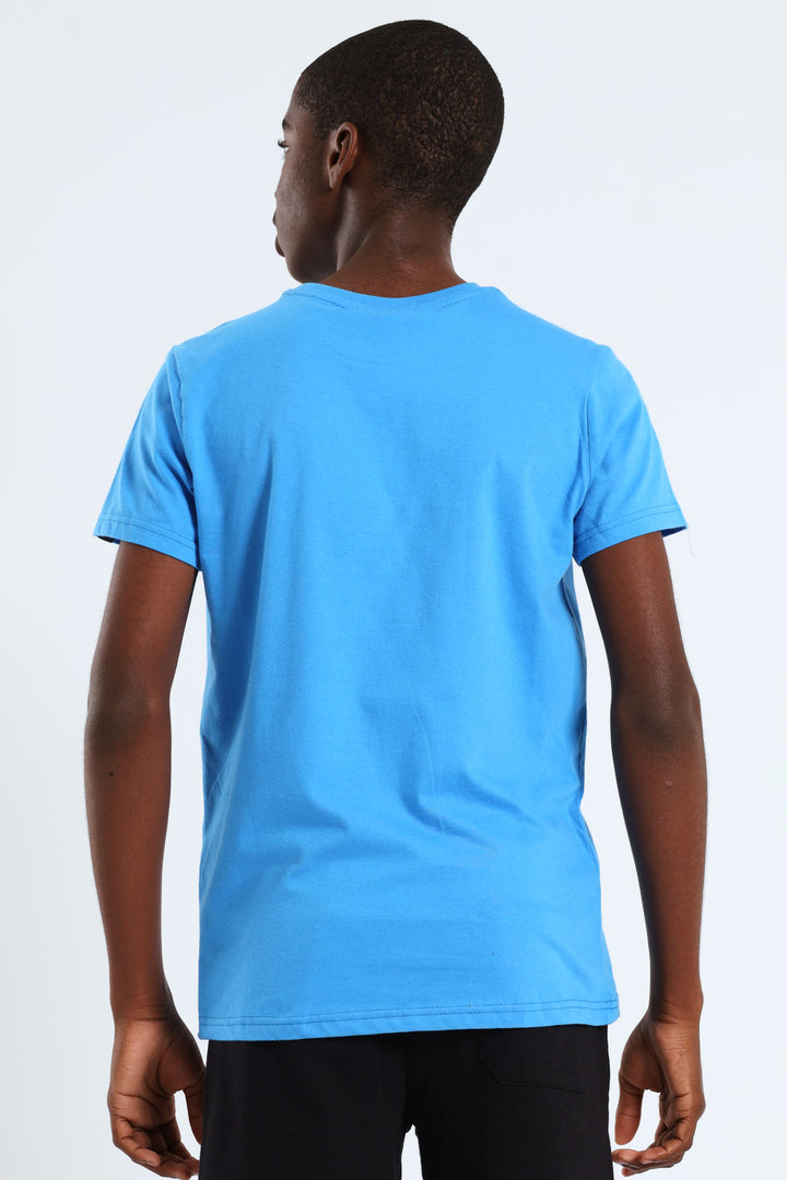 Boys Glow In Dark T-Shirt - Blue